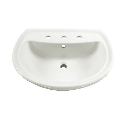 American Standard 0236 008 Cadet Pedestal Sink Only