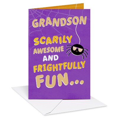 Halloween Card for Grandson Spooky Fun
