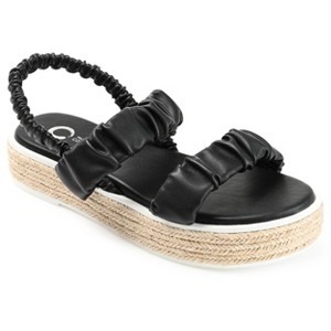 Journee Collection Womens Knowles Tru Comfort Foam Espadrille Platform Sandals - 1 of 4