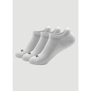 RBX Active Unisex Heel Tab Ankle Socks 3 Pack, Moisture Wicking Cushioned No Show Socks - 1 of 4