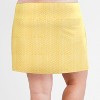 Calypsa Women's Chlorine Resistant Short A-line Swim Skort Plus Size - 4 of 4