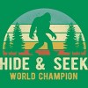 Junior's Design By Humans Bigfoot - Hide And Seek World Champion By clickbong T-Shirt - 2 of 2