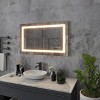 LED Front Light Bathroom Mirror - 2 of 4