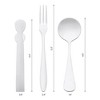 REGALWOVEN 12 Piece Stainless Steel Mirror Polished Silverware Set Flatware - 2 of 4