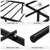 Pattern Bed Frame with Headboard and Footboard, Bed Mattress Foundation with Storage No Box Spring Needed Noise Free Easy Assembly - 2 of 4
