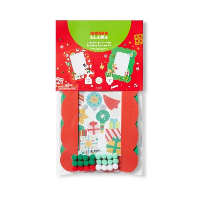 Create-Your-Own Holiday Picture Frame Craft Kit - Mondo Llama™