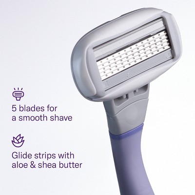 Flamingo Women's 8ct Five-Blade Razor Cartridges with Aloe & Shea Butter