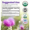 USDA Organic Milk Thistle Capsule, 80% Silymarin Supplement for Liver Support, 9,000mg Milk Thistle Extract for Liver Detox, Pure Co, 60 or 120ct - 3 of 4