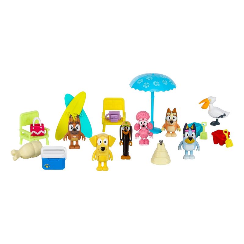 Bluey Figure &#38; Accessory Beach Multipack (Target Exclusive), 2 of 14