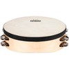 Nino Double Row Headed Wood Tambourine, Natural 8 in. - 3 of 4