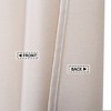 Flax Linen Like 240GSM Heavy Weight Fabric Shower Curtain for Bathroom - 4 of 4