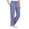 Collections Etc Color Washed Fleece Pants - 2 of 4
