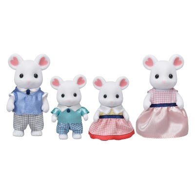 calico critters white mouse family