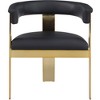 Meridian Furniture,Romeo Vegan Leather Dining Chair, Set of 2 - 3 of 4