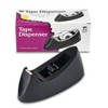 Charles Leonard Desk Tape Dispenser, Black, Pack of 6 - 2 of 2