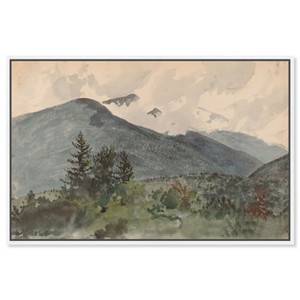 Art Remedy White Mountains Classic Landscape Art Framed - 1 of 4