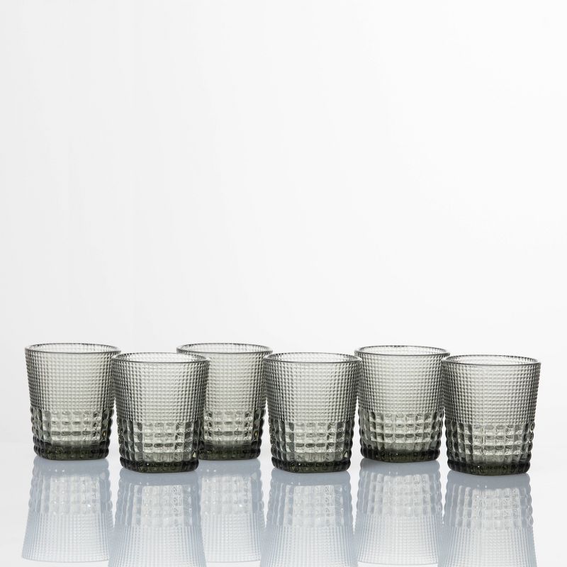11.5oz 6pk Crystal Malcolm Double Old Fashion Glasses Gray - Fortessa Tableware Solutions, 2 of 4