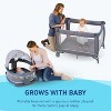 MYKKO Pack n Play Dome LX Playard with Baby Bassinet, Lightweight Portable Crib, Push-Button Fold Travel Crib, Redmond, Convertible - 4 of 4