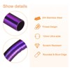 Unique Bargains 304 Stainless Steel Stylish Design Drinking Straw 9.5" Length 0.5" Width 4 Pcs - 3 of 4