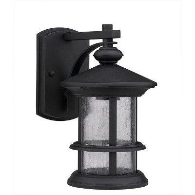 Chloe Lighting Ashley Superiora Transitional 1 Light Textured Black Outdoor Wall Sconce