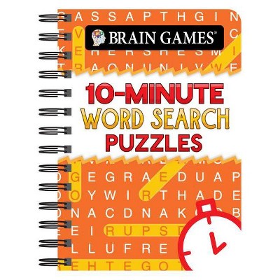 Brain Games Mini - 10 Minute Word Search - by  Publications International Ltd & Brain Games (Spiral Bound)