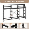 CIPACHO 55"W Black Dresser for Bedroom 9 Fabric Drawers 2 Open Shelves for Closet Bedroom Dresser with Side Pocket Wide Chest of Drawers - 2 of 4