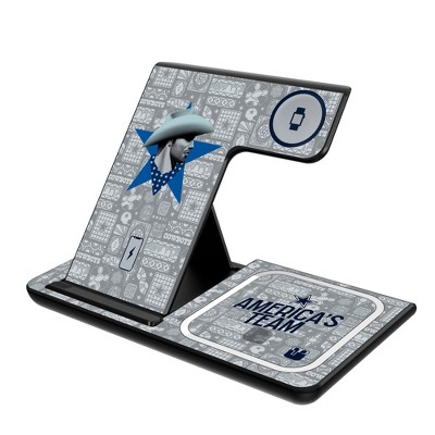 Keyscaper Dallas Cowboys 2024 Edition 15-Watt 3 in 1 Charging Station