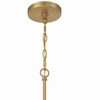 Craftmade Lighting Freeform 1 - Light Pendant in  Satin Brass/Walnut - 3 of 4