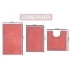 Home Weavers Luxury Collection 100% Cotton Tufted Bathroom Rug Set, Non-Slip Latex Bath Rug Set - 3 of 4