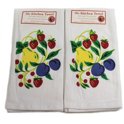 Decorative Towel 24.0" Fruitgroup  Kitchen Towel Set/2 1005 Cotton 50S Design Retro  -  Kitchen Towel