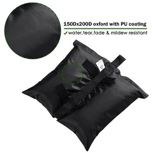 Yescom 4Pcs Weight Sand Bag Oxford for Outdoor Easy Pop Up Canopy Instant Tent Gazebo Shelter Black - 1 of 4