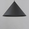 ET2 Lighting Pitch 1 - Light Pendant in  Black - 3 of 3
