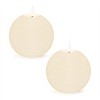 FIA Wick Ivory Round Candle (Set of 2) - 3 of 3