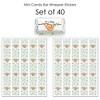 Big Dot of Happiness Let’s Hang - Sloth - Mini Candy Bar Wrapper Stickers - Baby Shower or Birthday Party Small Favors - 40 Count - 3 of 4