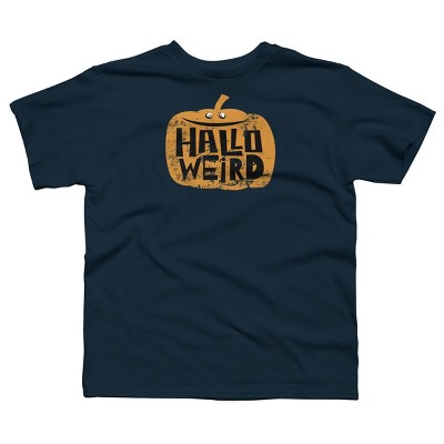 Boy's Design By Humans Halloween Halloweird By Spindriftdesigns T-Shirt