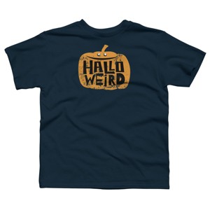 Boy's Design By Humans Halloween Halloweird By Spindriftdesigns T-Shirt - 1 of 2