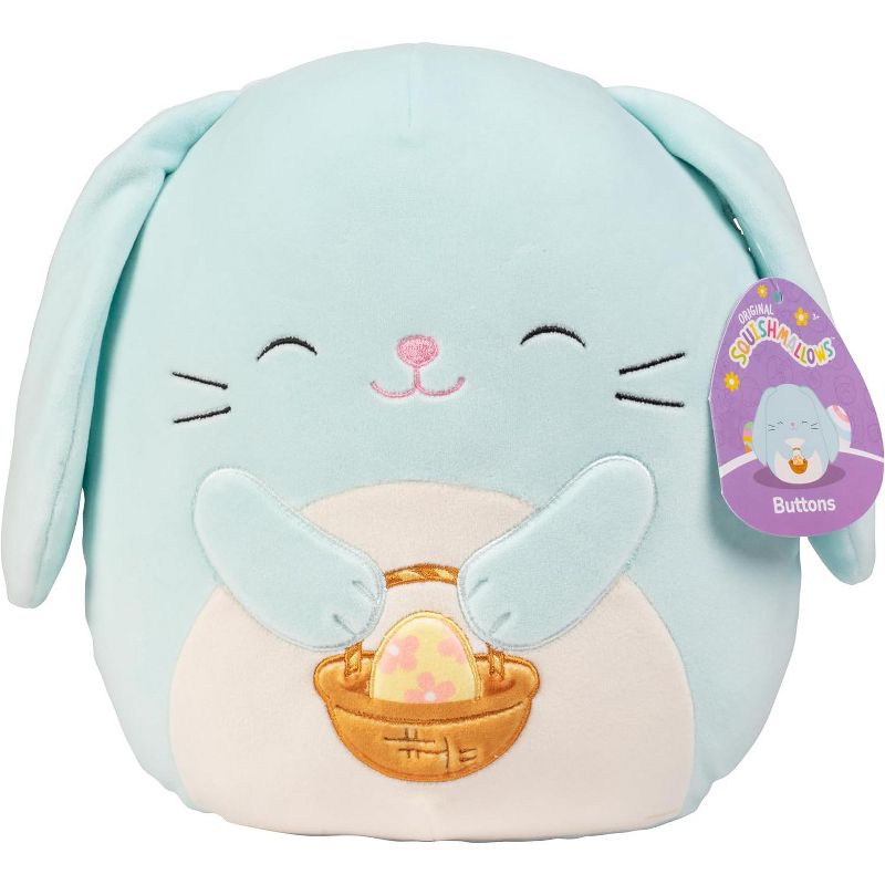 Squishmallows 10" Buttons The Bunny Plush - Officially Licensed Kellytoy - Soft & Squishy Bunny Stuffed Animal Toy - Girls & Boys - 10 Inch, 1 of 4