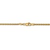Black Bow Jewelry 2.8mm, 14k Yellow Gold, Solid Spiga Chain Necklace - 4 of 4