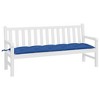 vidaXL Garden Bench Cushion in Royal Blue - Weather-Resistant Oxford Fabric, Hollow Fiber Fill, 70.9"x19.7"x2.8" - 3 of 4