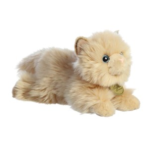 Aurora Small Persian Cat Miyoni Realistic Stuffed Animal Brown 8.5" - 1 of 4