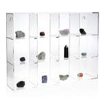 Uxcell Clear Display Case Acrylic Box, Assemble Transparent Box