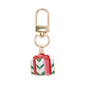 Unique Bargains Christmas Keychain Lobster Clasp Zinc Alloy Multicolor 1 Pc - 1 of 4