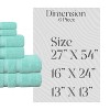 Home Weavers Elegance Essentials 550GSM 100% Cotton Zero Twist Super Absorbent Bath Towel Set - 2 of 4