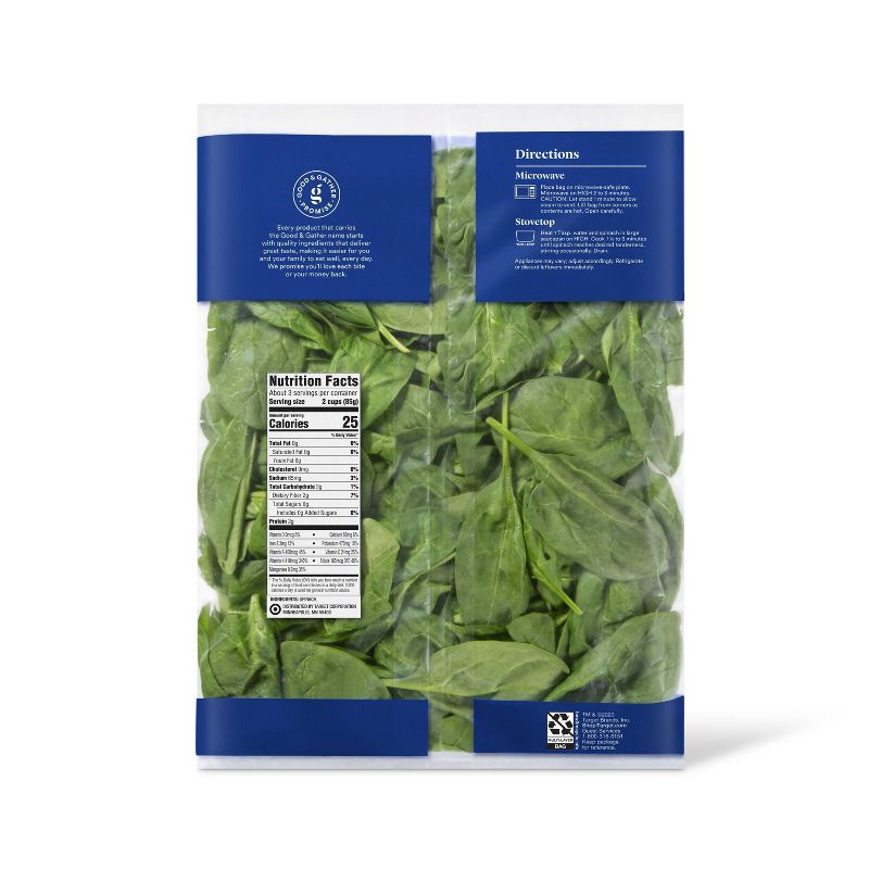 Steam-in-Bag Spinach - 9oz - Good &#38; Gather&#8482;, 4 of 5