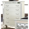 Milan Mirror Framed Chest made with Wood in White - 2 of 4