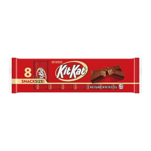KIT KAT® Milk Chocolate Snack Size Wafer Candy Bars, 10.78 oz, Bag, Chocolate