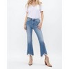 Women's High Rise Crop Flare Jeans - mica denim - 3 of 4