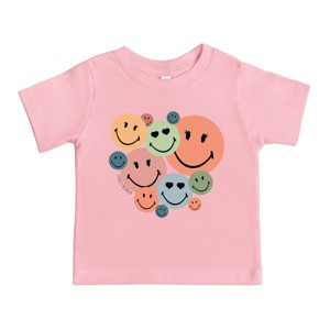 The Juniper Shop SmileyWorld Stacked Smiles Toddler Short Sleeve Tee - 1 of 4