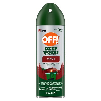 OFF! Deep Woods Tick Insect Repellent Bug Spray 25% DEET - 6oz