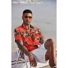 COOFANDY Mens Hawaiian Shirts Short Sleeve Tropical Button Down Shirt Floral Shirt Summer Beach Shirt - 3 of 4